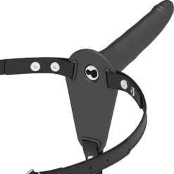 Comprar FETISH SUBMISSIVE HARNESS - VIBRADOR SILICONA NEGRO 15 CM al mejor precio - Envíos Discretos
