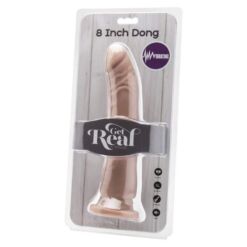 Comprar GET REAL - DONG 20,5 CM VIBRATING NATURAL al mejor precio - Envíos Discretos