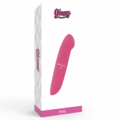 Comprar GLOSSY - PHIL VIBRADOR ROSA al mejor precio - Envíos Discretos