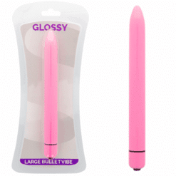 Comprar GLOSSY - SLIM VIBRADOR ROSA INTENSO al mejor precio - Envíos Discretos