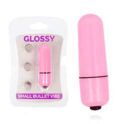 Comprar GLOSSY - SMALL BALA VIBRADORA ROSA INTENSO al mejor precio - Envíos Discretos