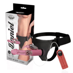 Comprar HARNESS ATTRACTION - ARNÉS  DANIEL CON VIBRACIÓN Y ROTACIÓN 18 CM -O- 3.5 CM al mejor precio - Envíos Discretos