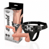 Comprar HARNESS ATTRACTION - ARNÉS DELUXE CON VIBRACIÓN REALÍSTICO 18 CM -O- 4.5 CM al mejor precio - Envíos Discretos