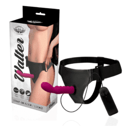 Comprar HARNESS ATTRACTION - ARNÉS  WALTER CON VIBRACIÓN 15.5 CM -O- 3.7 CM al mejor precio - Envíos Discretos