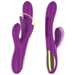 Comprar INTENSE - APOLO VIBRADOR MULTIFUNCIÓN RECARGABLE 7 VIBRACIONES CON LENGUA OSCILANTE MORADO al mejor precio - Envíos Discretos