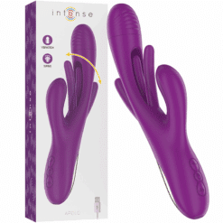 Comprar INTENSE - APOLO VIBRADOR MULTIFUNCIÓN RECARGABLE 7 VIBRACIONES CON LENGUA OSCILANTE MORADO al mejor precio - Envíos Discretos