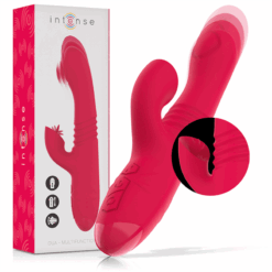 Comprar INTENSE - DUA VIBRADOR MULTIFUNCIÓN RECARGABLE UP & DOWN CON LENGUA ROJO al mejor precio - Envíos Discretos