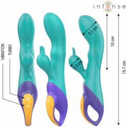 Comprar INTENSE - FRED VIBRADOR RABBIT AZUL al mejor precio - Envíos Discretos