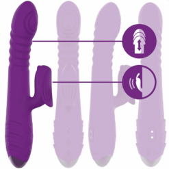 Comprar INTENSE - IGGY VIBRADOR MULTIFUNCIÓN RECARGABLE UP & DOWN CON ESTIMULADOR DE CLITORIS MORADO al mejor precio - Envíos Discretos