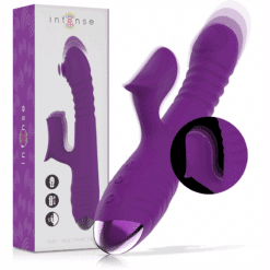 Comprar INTENSE - IGGY VIBRADOR MULTIFUNCIÓN RECARGABLE UP & DOWN CON ESTIMULADOR DE CLITORIS MORADO al mejor precio - Envíos Discretos
