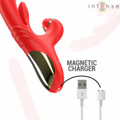 Comprar INTENSE - ROSALIA VIBRADOR MULTIFUNCIÓN 3 EN 1 ROJO al mejor precio - Envíos Discretos