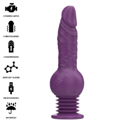 INTENSE - TATUM VIBRADOR MULTIFUNCIÓN CON VIBRACIÓN UP AND DOWN 24 CM MORADO - piKanteo | Despierta tu lado más piKante Comprar INTENSE - TATUM VIBRADOR MULTIFUNCIÓN CON VIBRACIÓN UP AND DOWN 24 CM MORADO al mejor precio - Envíos Discretos