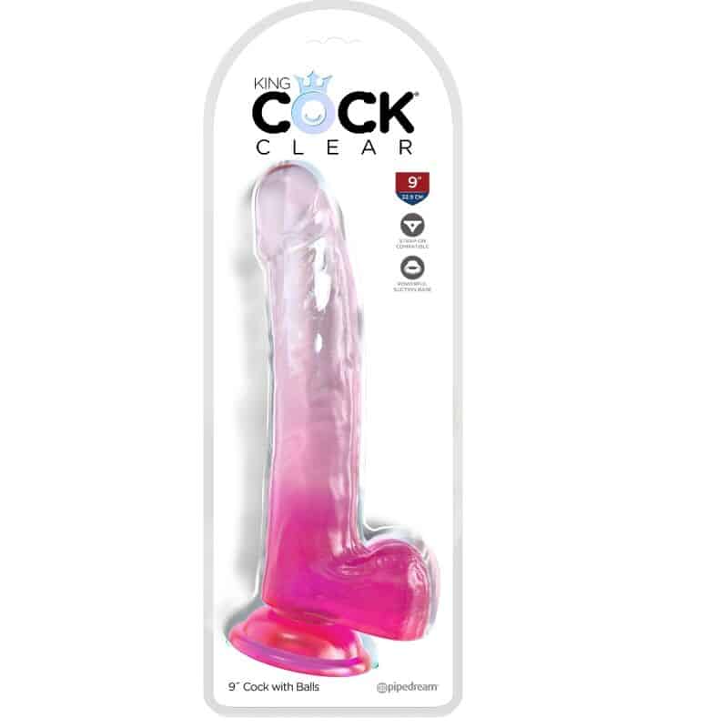 KING COCK - CLEAR DILDO CON TESTÍCULOS 20.3 CM ROSA - piKanteo | Despierta tu lado más piKante Comprar KING COCK - CLEAR DILDO CON TESTÍCULOS 20.3 CM ROSA al mejor precio - Envíos Discretos
