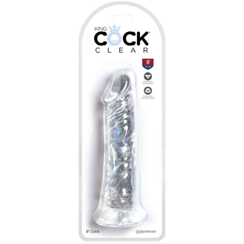 KING COCK - CLEAR PENE REALÍSTICO 19.7 CM TRANSPARENTE - piKanteo | Despierta tu lado más piKante Comprar KING COCK - CLEAR PENE REALÍSTICO 19.7 CM TRANSPARENTE al mejor precio - Envíos Discretos