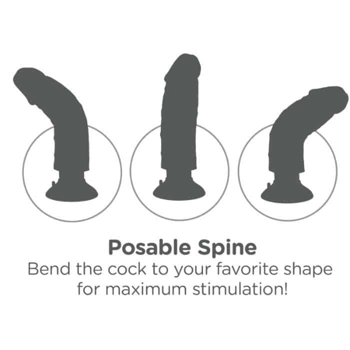 KING COCK - DILDO VIBRADOR CON TESTÍCULOS 17.78 CM NATURAL - piKanteo | Despierta tu lado más piKante Comprar KING COCK - DILDO VIBRADOR CON TESTÍCULOS 17.78 CM NATURAL al mejor precio - Envíos Discretos