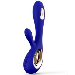 Comprar LELO - SORAYA WAVE VIBRADOR RABBIT MIDNIGHT AZUL al mejor precio - Envíos Discretos