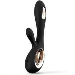 Comprar LELO - SORAYA WAVE VIBRADOR RABBIT NEGRO al mejor precio - Envíos Discretos
