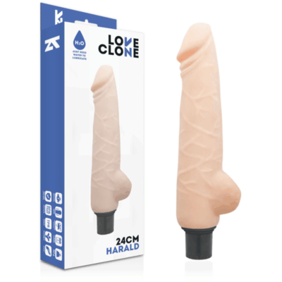 LOVECLONE – HARALD VIBRADOR REALÍSTICO SELF LUBRICATION 24 CM -O- 4 CM