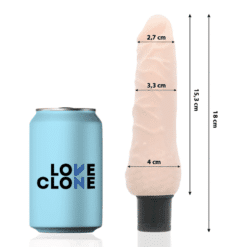 Comprar LOVECLONE - SVEN VIBRADOR REALÍSTICO SELF LUBRICATION 18.5 CM -O- 3.3 CM al mejor precio - Envíos Discretos