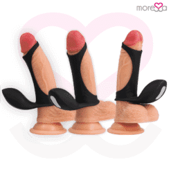 Comprar MORESSA - BRANDON POTENTE ANILLO VIBRADOR CON FUNDA DE ENGROSAMIENTO MASCULINO al mejor precio - Envíos Discretos