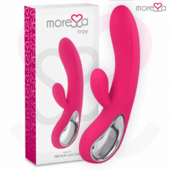 Comprar MORESSA - TROY MASAJEADOR PUNTO G Y CLITORIS PREMIUM SILICONE RECARGABLE al mejor precio - Envíos Discretos