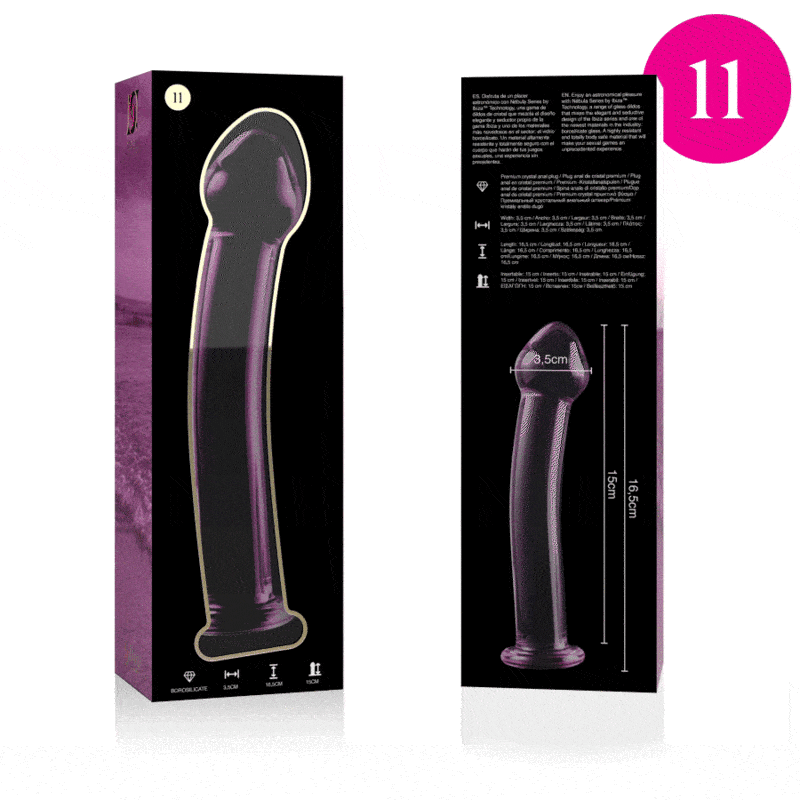 NEBULA SERIES BY IBIZA - MODELO 11 DILDO CRISTAL ROSA 16 CM -O- 3 CM - piKanteo | Despierta tu lado más piKante Comprar NEBULA SERIES BY IBIZA - MODELO 11 DILDO CRISTAL ROSA 16 CM -O- 3 CM al mejor precio - Envíos Discretos