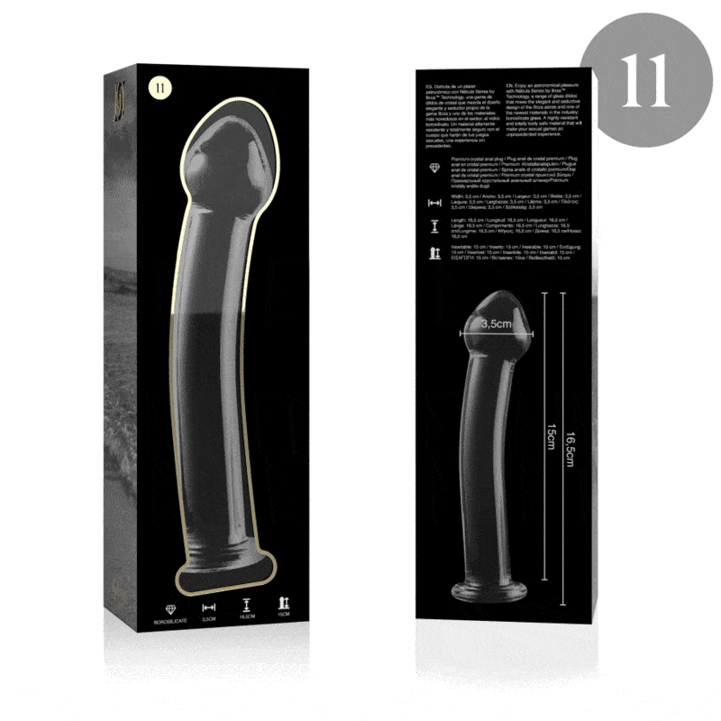 NEBULA SERIES BY IBIZA - MODELO 11 DILDO CRISTAL TRANSPARENTE 16 CM -O- 3 CM - piKanteo | Despierta tu lado más piKante Comprar NEBULA SERIES BY IBIZA - MODELO 11 DILDO CRISTAL TRANSPARENTE 16 CM -O- 3 CM al mejor precio - Envíos Discretos