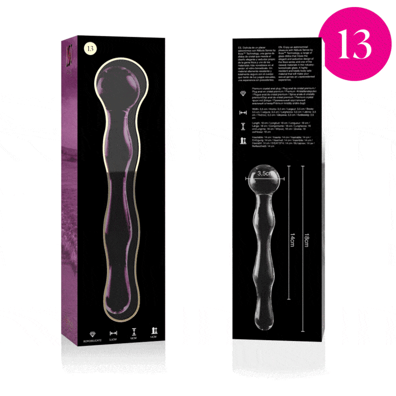NEBULA SERIES BY IBIZA - MODELO 13 DILDO CRISTAL ROSA 18 CM -O- 3.5 CM - piKanteo | Despierta tu lado más piKante Comprar NEBULA SERIES BY IBIZA - MODELO 13 DILDO CRISTAL ROSA 18 CM -O- 3.5 CM al mejor precio - Envíos Discretos