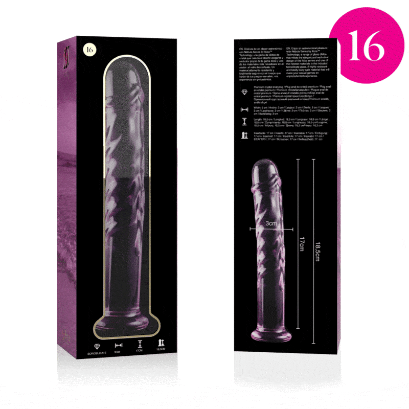 NEBULA SERIES BY IBIZA - MODELO 16 DILDO CRISTAL ROSA 18.5 CM -O- 3 CM - piKanteo | Despierta tu lado más piKante Comprar NEBULA SERIES BY IBIZA - MODELO 16 DILDO CRISTAL ROSA 18.5 CM -O- 3 CM al mejor precio - Envíos Discretos