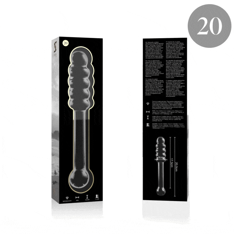 NEBULA SERIES BY IBIZA - MODELO 20 DILDO CRISTAL TRANSPARENTE 20.5 CM -O- 3 CM - piKanteo | Despierta tu lado más piKante Comprar NEBULA SERIES BY IBIZA - MODELO 20 DILDO CRISTAL TRANSPARENTE 20.5 CM -O- 3 CM al mejor precio - Envíos Discretos