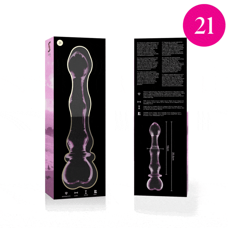 NEBULA SERIES BY IBIZA - MODELO 21 DILDO CRISTAL ROSA 20.5 CM -O- 3.5 CM - piKanteo | Despierta tu lado más piKante Comprar NEBULA SERIES BY IBIZA - MODELO 21 DILDO CRISTAL ROSA 20.5 CM -O- 3.5 CM al mejor precio - Envíos Discretos