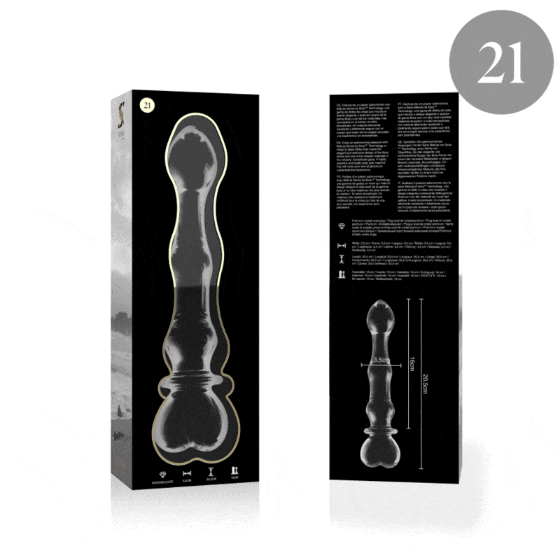 NEBULA SERIES BY IBIZA - MODELO 21 DILDO CRISTAL TRANSPARENTE 20.5 CM -O- 3.5 CM - piKanteo | Despierta tu lado más piKante Comprar NEBULA SERIES BY IBIZA - MODELO 21 DILDO CRISTAL TRANSPARENTE 20.5 CM -O- 3.5 CM al mejor precio - Envíos Discretos