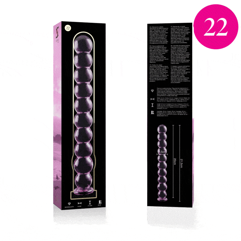 NEBULA SERIES BY IBIZA - MODELO 22 DILDO CRISTAL ROSA 21.5 CM -O- 2.5 CM - piKanteo | Despierta tu lado más piKante Comprar NEBULA SERIES BY IBIZA - MODELO 22 DILDO CRISTAL ROSA 21.5 CM -O- 2.5 CM al mejor precio - Envíos Discretos