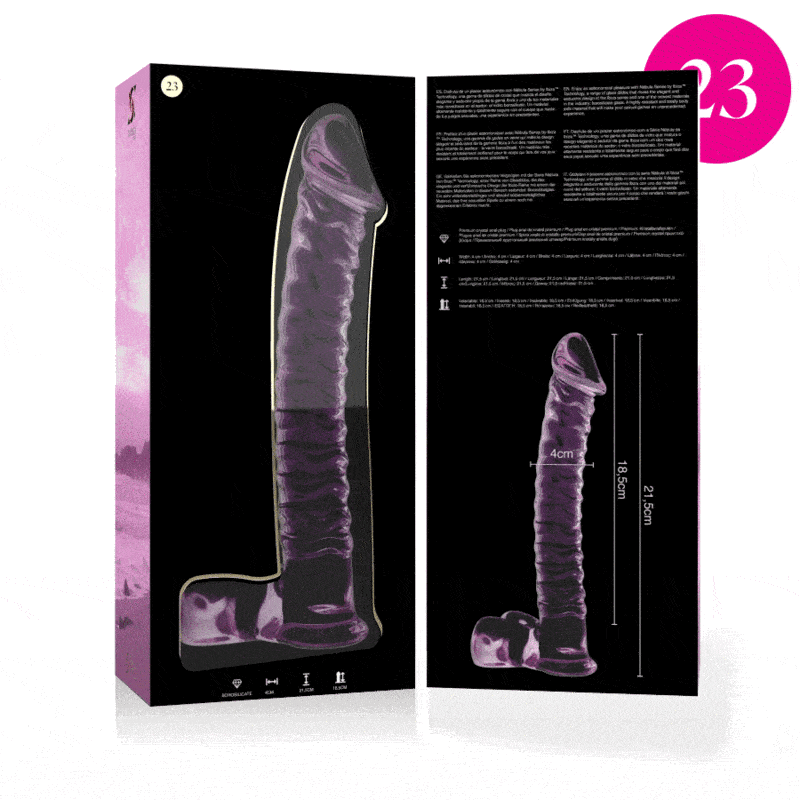 NEBULA SERIES BY IBIZA - MODELO 23 DILDO CRISTAL ROSA 21.5 CM -O- 4 CM - piKanteo | Despierta tu lado más piKante Comprar NEBULA SERIES BY IBIZA - MODELO 23 DILDO CRISTAL ROSA 21.5 CM -O- 4 CM al mejor precio - Envíos Discretos
