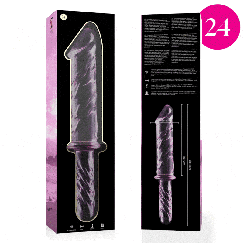 NEBULA SERIES BY IBIZA - MODELO 24 DILDO CRISTAL ROSA 28.5 CM -O- 5 CM - piKanteo | Despierta tu lado más piKante Comprar NEBULA SERIES BY IBIZA - MODELO 24 DILDO CRISTAL ROSA 28.5 CM -O- 5 CM al mejor precio - Envíos Discretos