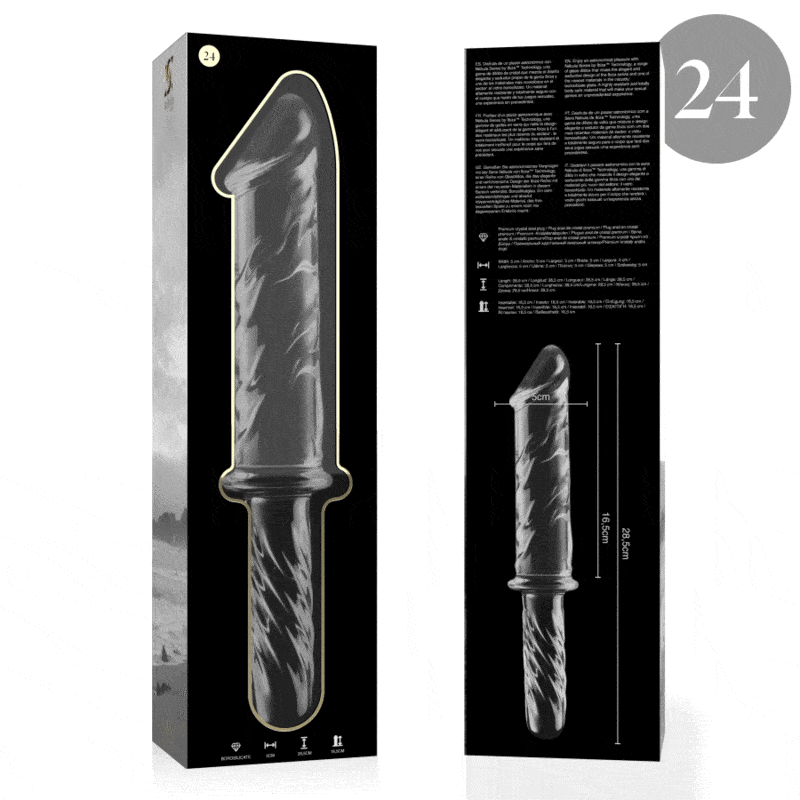 NEBULA SERIES BY IBIZA - MODELO 24 DILDO CRISTAL TRANSPARENTE 28.5 CM -O- 5 CM - piKanteo | Despierta tu lado más piKante Comprar NEBULA SERIES BY IBIZA - MODELO 24 DILDO CRISTAL TRANSPARENTE 28.5 CM -O- 5 CM al mejor precio - Envíos Discretos
