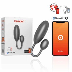 Comprar ONINDER - DENVER HUEVO VIBRADOR NEGRO 7 X 2.7 CM - APP GRATUITA al mejor precio - Envíos Discretos