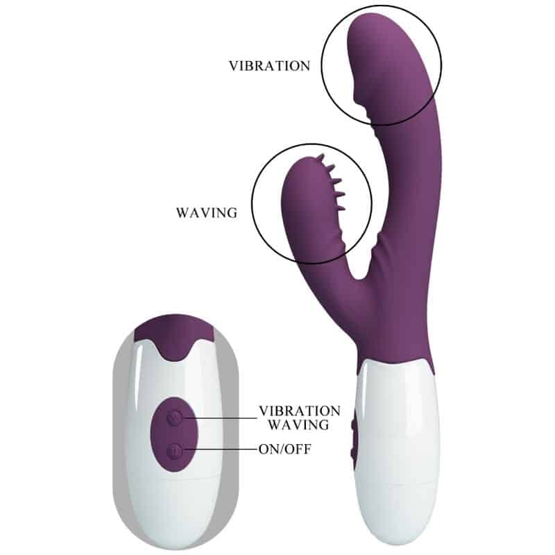 PRETTY LOVE - ANDRE VIBRADOR RABBIT & ESTIMULADOR PUNTO G MORADO - piKanteo | Despierta tu lado más piKante Comprar PRETTY LOVE - ANDRE VIBRADOR RABBIT & ESTIMULADOR PUNTO G MORADO al mejor precio - Envíos Discretos