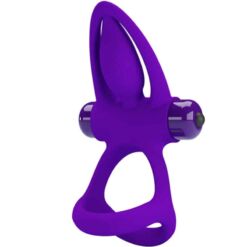 Comprar PRETTY LOVE - ANILLO VIBRADOR 10 VIBRACIONES SILICONA VIOLETA al mejor precio - Envíos Discretos