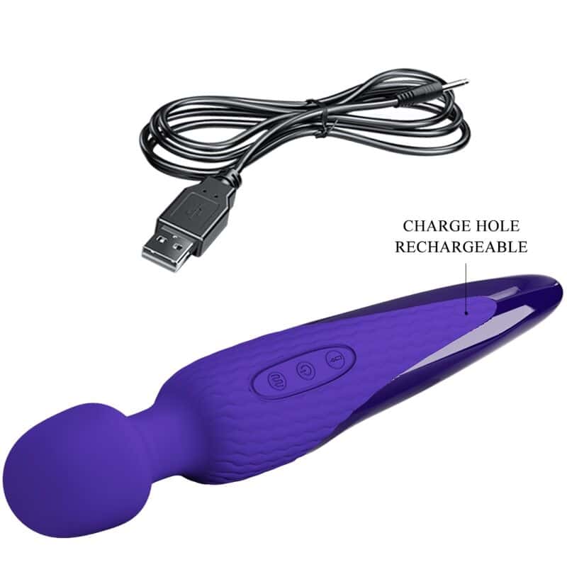 PRETTY LOVE - ANTONY YOUTH VIBRADOR WAND EFECTO CALOR VIOLETA - piKanteo | Despierta tu lado más piKante Comprar PRETTY LOVE - ANTONY YOUTH VIBRADOR WAND EFECTO CALOR VIOLETA al mejor precio - Envíos Discretos