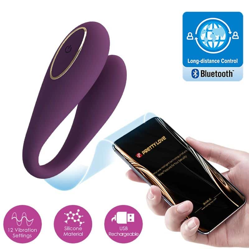 PRETTY LOVE - AUGUST VIBRADOR DOBLE PLACER APP REMOTE - piKanteo | Despierta tu lado más piKante Comprar PRETTY LOVE - AUGUST VIBRADOR DOBLE PLACER APP REMOTE al mejor precio - Envíos Discretos