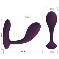 Comprar PRETTY LOVE - BAIRD G-SPOT 12 VIBRACIONES RECARGABLE LILA APP al mejor precio - Envíos Discretos