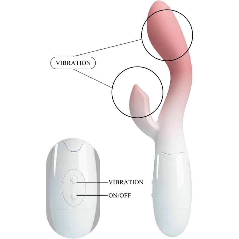PRETTY LOVE - BRIGHTY VIBRADOR PUNTO G + ESTIMULADOR CLÍTORIS 30 VIBRACIONES ROSA - piKanteo | Despierta tu lado más piKante Comprar PRETTY LOVE - BRIGHTY VIBRADOR PUNTO G + ESTIMULADOR CLÍTORIS 30 VIBRACIONES ROSA al mejor precio - Envíos Discretos