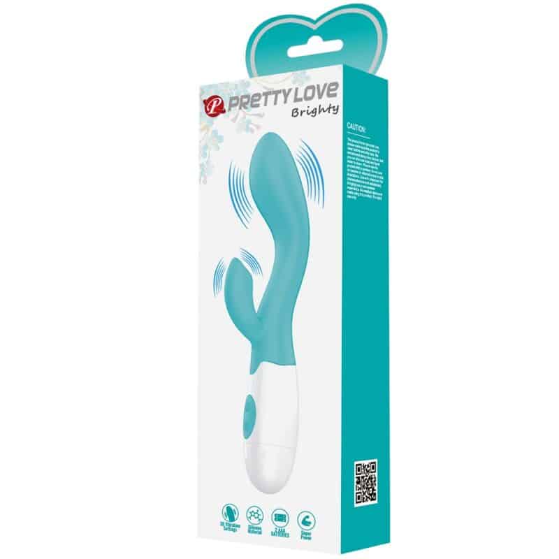 PRETTY LOVE - BRIGHTY VIBRADOR PUNTO G VERDE AGUA - piKanteo | Despierta tu lado más piKante Comprar PRETTY LOVE - BRIGHTY VIBRADOR PUNTO G VERDE AGUA al mejor precio - Envíos Discretos