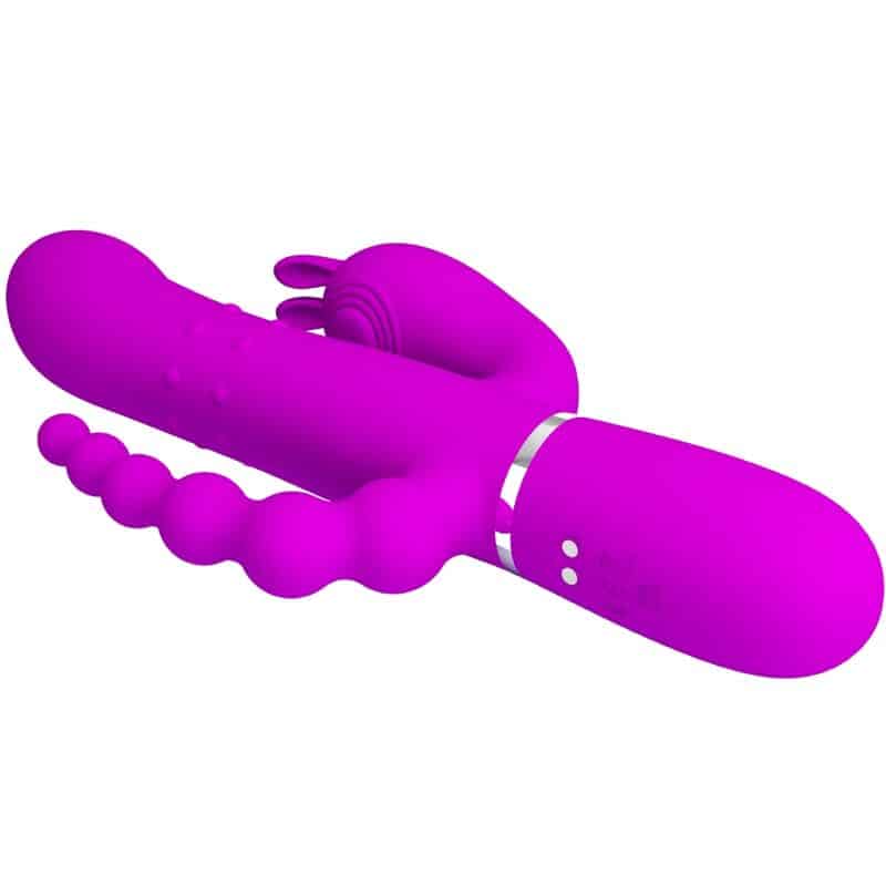 PRETTY LOVE - CAMMY TRIPLE VIBRADOR MULTIFUNCIÓN 4 EN 1 ROSA - piKanteo | Despierta tu lado más piKante Comprar PRETTY LOVE - CAMMY TRIPLE VIBRADOR MULTIFUNCIÓN 4 EN 1 ROSA al mejor precio - Envíos Discretos