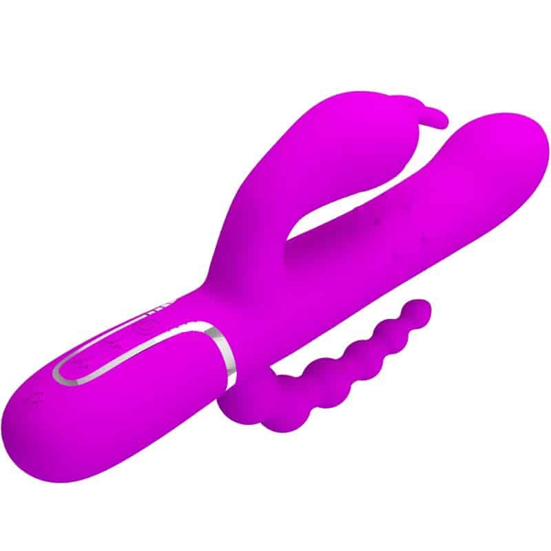 PRETTY LOVE - CAMMY TRIPLE VIBRADOR MULTIFUNCIÓN 4 EN 1 ROSA - piKanteo | Despierta tu lado más piKante Comprar PRETTY LOVE - CAMMY TRIPLE VIBRADOR MULTIFUNCIÓN 4 EN 1 ROSA al mejor precio - Envíos Discretos