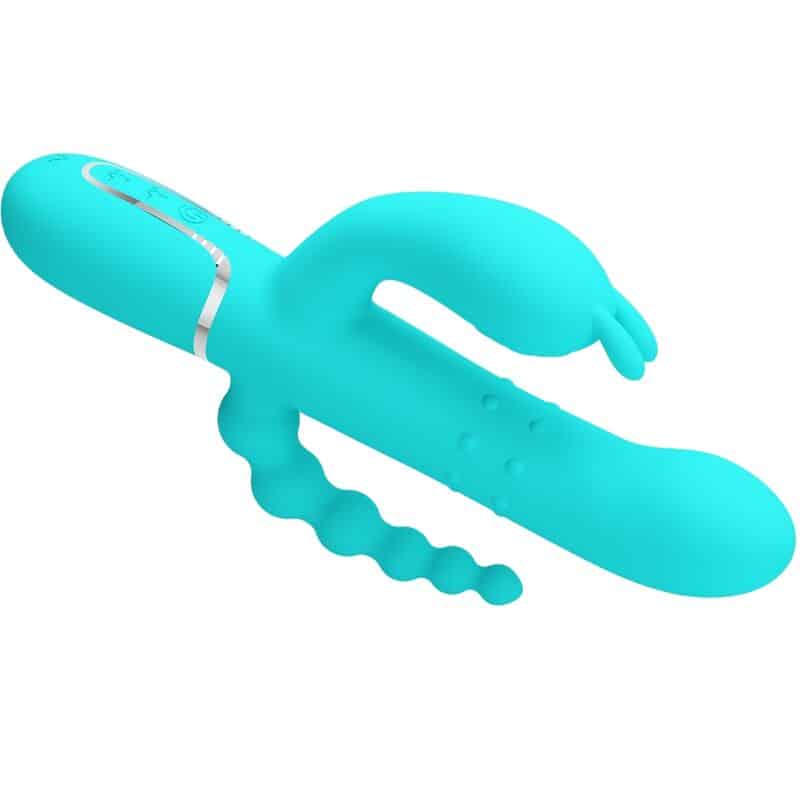 PRETTY LOVE - CAMMY TRIPLE VIBRADOR RABBIT MULTIFUNCIÓN 4 EN 1 AZUL - piKanteo | Despierta tu lado más piKante Comprar PRETTY LOVE - CAMMY TRIPLE VIBRADOR RABBIT MULTIFUNCIÓN 4 EN 1 AZUL al mejor precio - Envíos Discretos