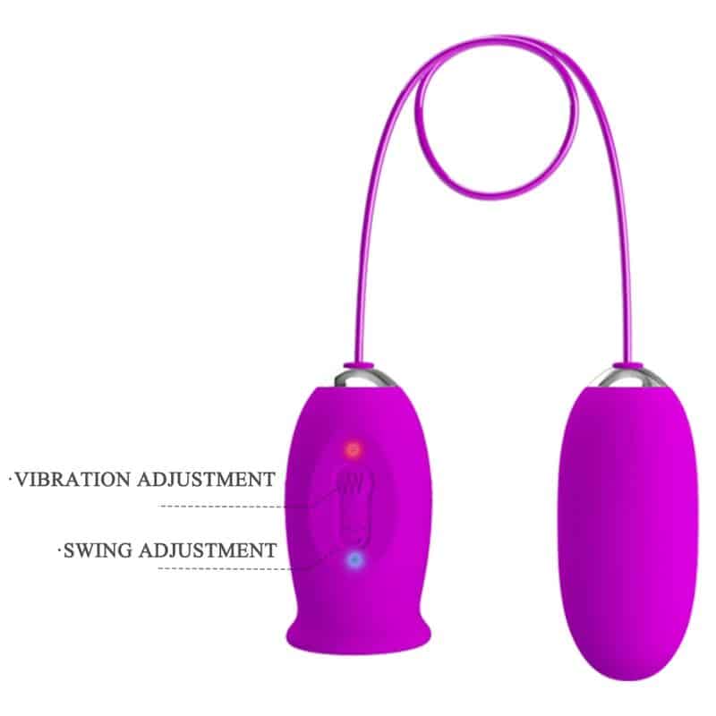 PRETTY LOVE - DAISY HUEVO DUAL VIBRADOR RECARGABLE MORADO - piKanteo | Despierta tu lado más piKante Comprar PRETTY LOVE - DAISY HUEVO DUAL VIBRADOR RECARGABLE MORADO al mejor precio - Envíos Discretos