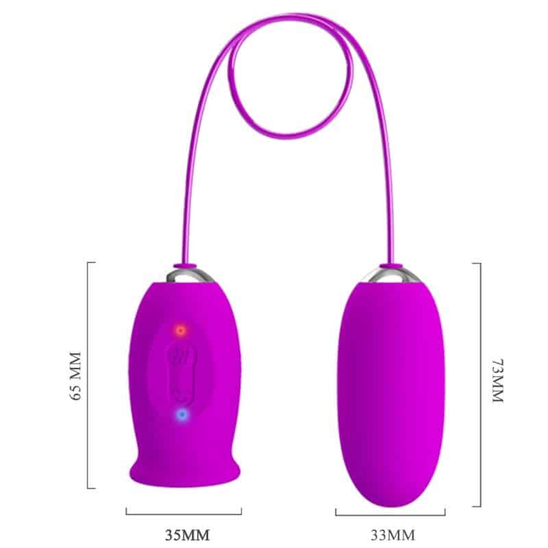PRETTY LOVE - DAISY HUEVO DUAL VIBRADOR RECARGABLE MORADO - piKanteo | Despierta tu lado más piKante Comprar PRETTY LOVE - DAISY HUEVO DUAL VIBRADOR RECARGABLE MORADO al mejor precio - Envíos Discretos