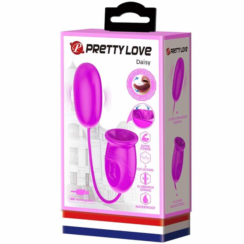 PRETTY LOVE - DAISY HUEVO DUAL VIBRADOR RECARGABLE MORADO - piKanteo | Despierta tu lado más piKante Comprar PRETTY LOVE - DAISY HUEVO DUAL VIBRADOR RECARGABLE MORADO al mejor precio - Envíos Discretos